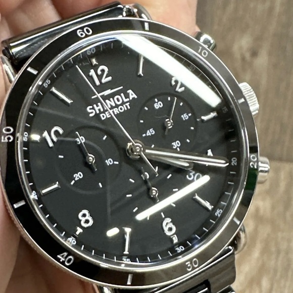 **SOLD** Shinola Canfield Sport Black Ceramic - Picture 3 of 9